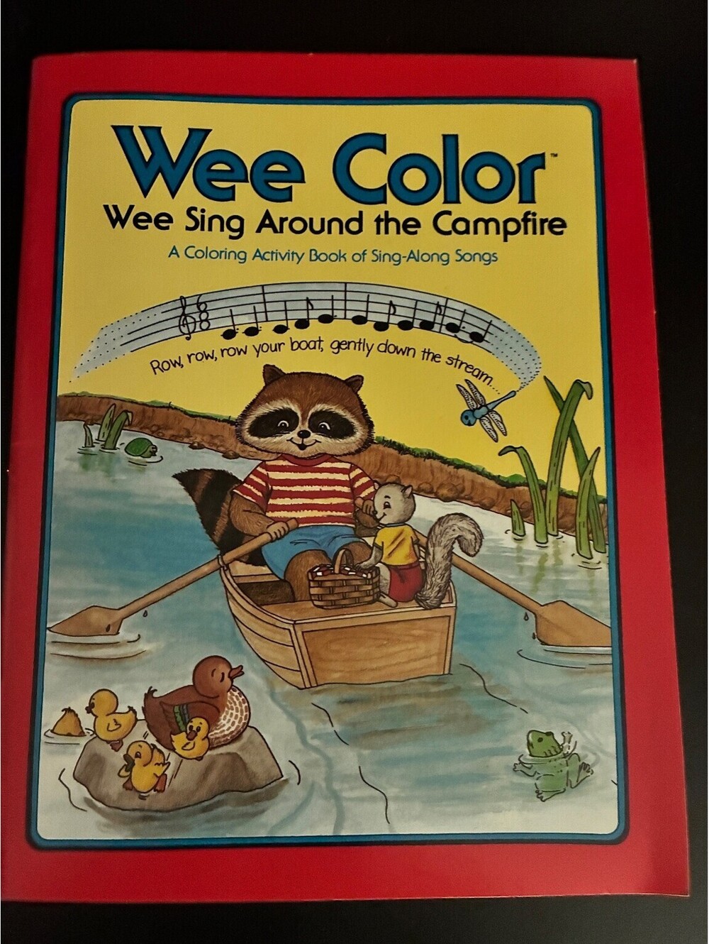 Vintage Wee Color Wee Sing Around the Campfire Coloring Activity Book 1980s